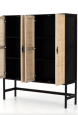 Caprice Cabinet in Black Wash Mango & Natural