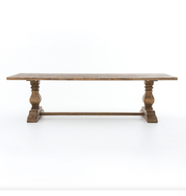 Durham Dining Table in Bleached Oak - 110"