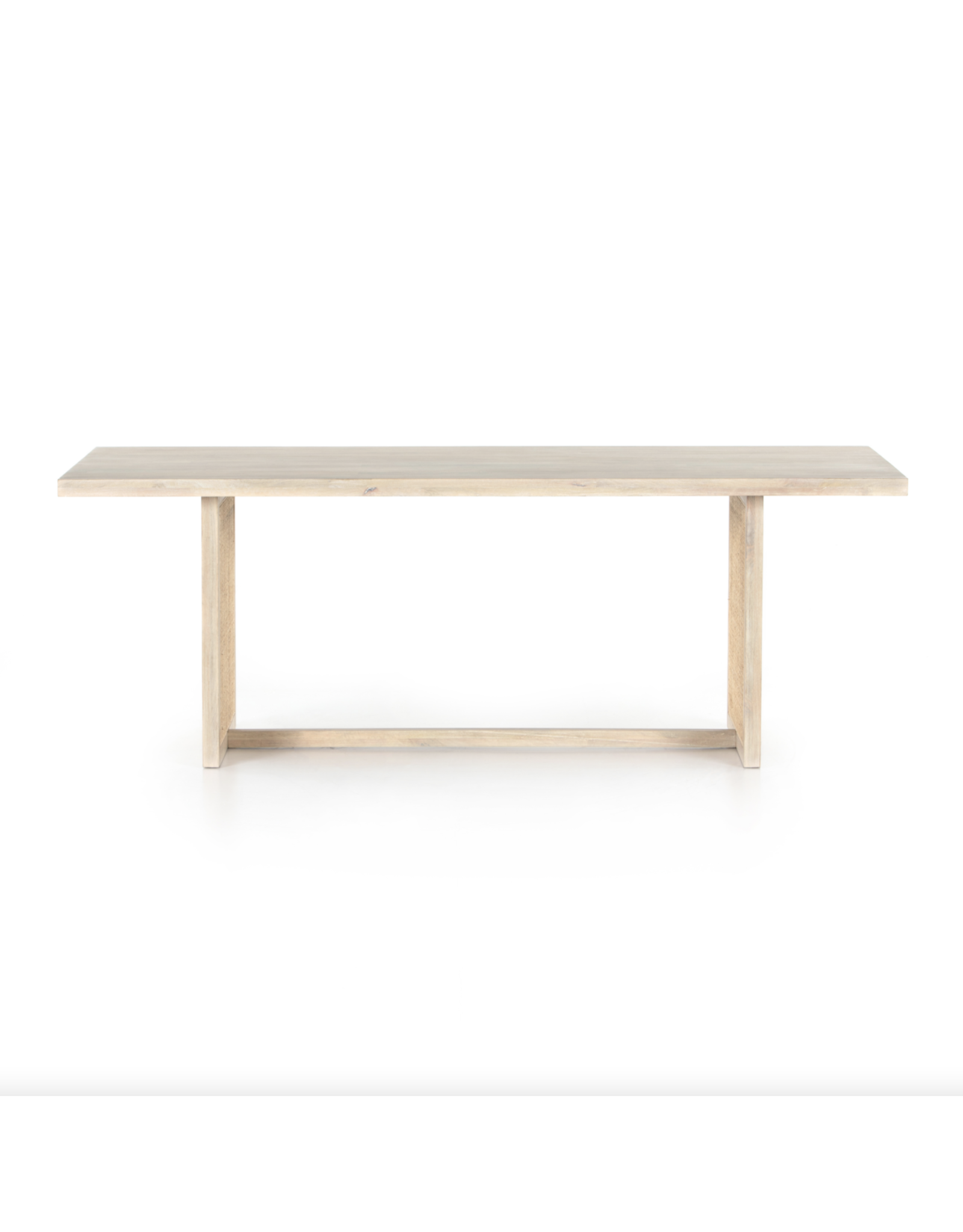 Clarita Dining Table in White Wash Mango