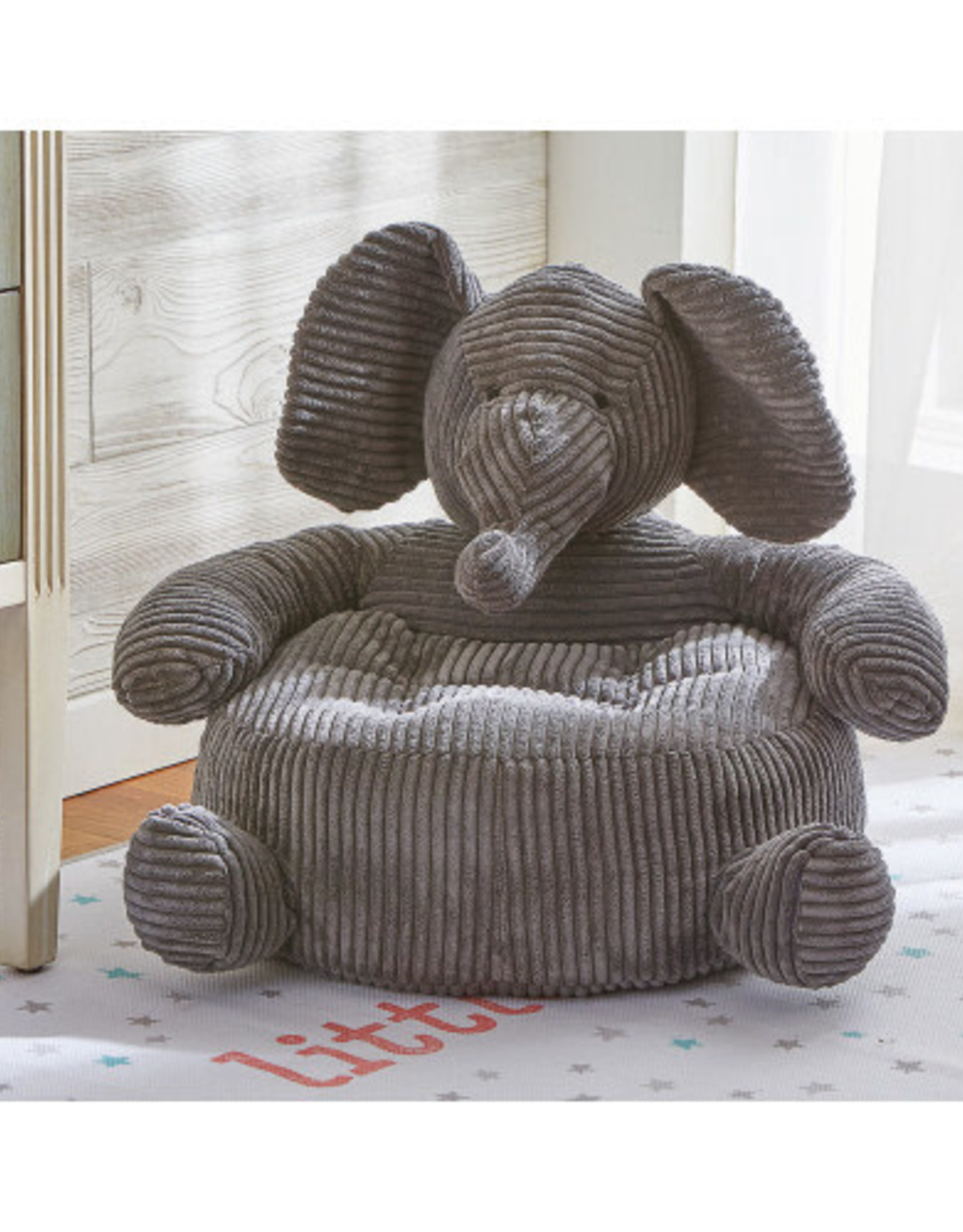 Elephant Corduroy Plush Chair