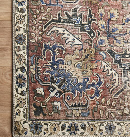 Chris Loves Julia x Loloi Jules Rug JUL-01 Merlot/Multi