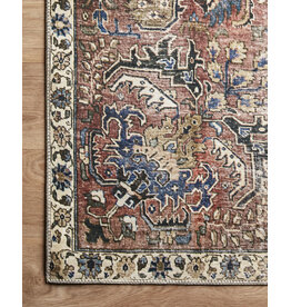 Chris Loves Julia x Loloi Jules Rug JUL-01 Merlot/Multi