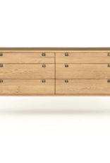 Carlisle 6 Drawer Dresser in Natural Oak