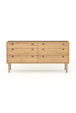 Carlisle 6 Drawer Dresser in Natural Oak
