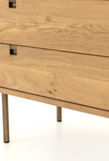 Carlisle 6 Drawer Dresser in Natural Oak