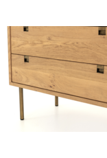 Carlisle 6 Drawer Dresser in Natural Oak