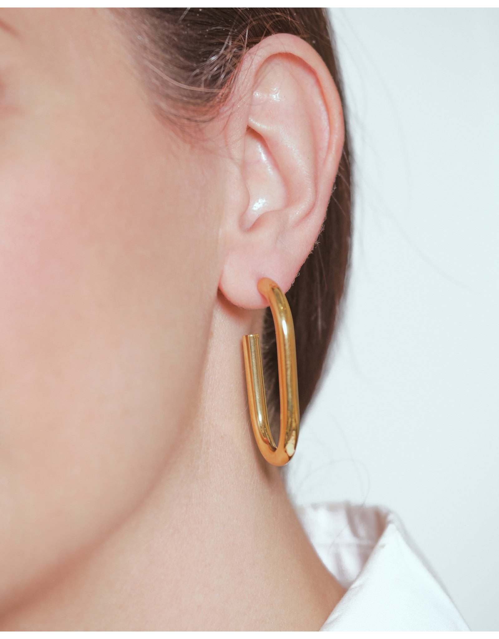 Athena Hoop Earrings - 14k Gold
