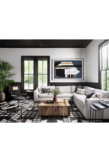 Colt 3 Piece Sectional in Aldred Silver