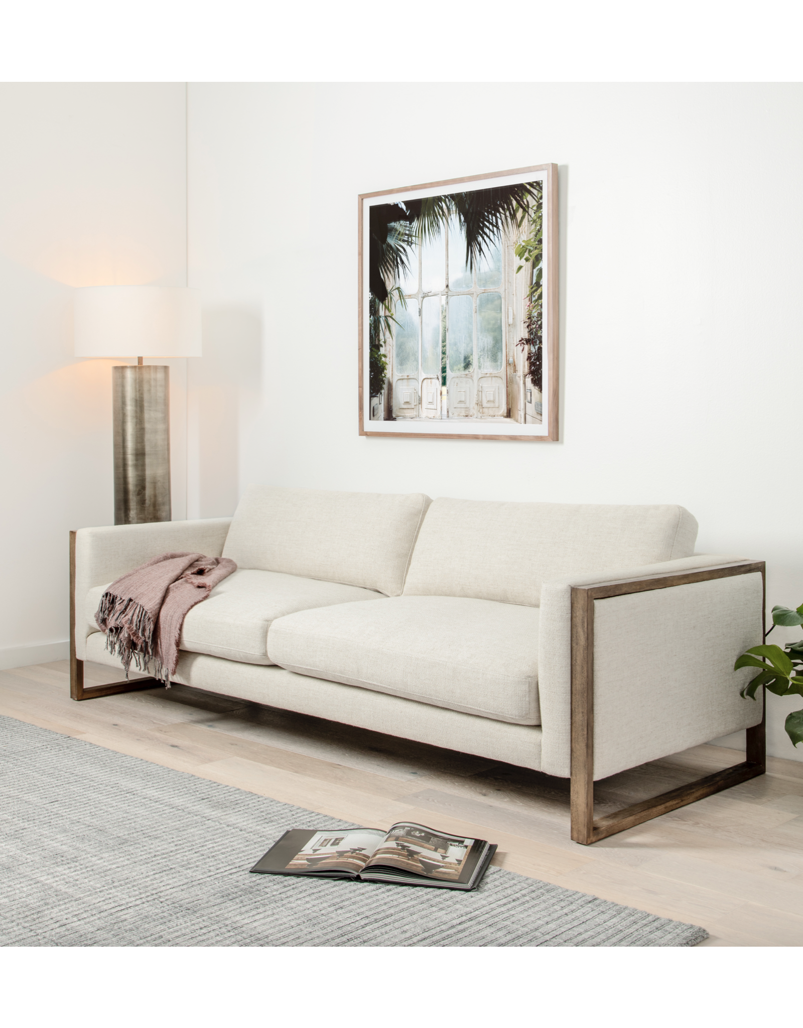 Otis Sofa in Thames Cream-97"
