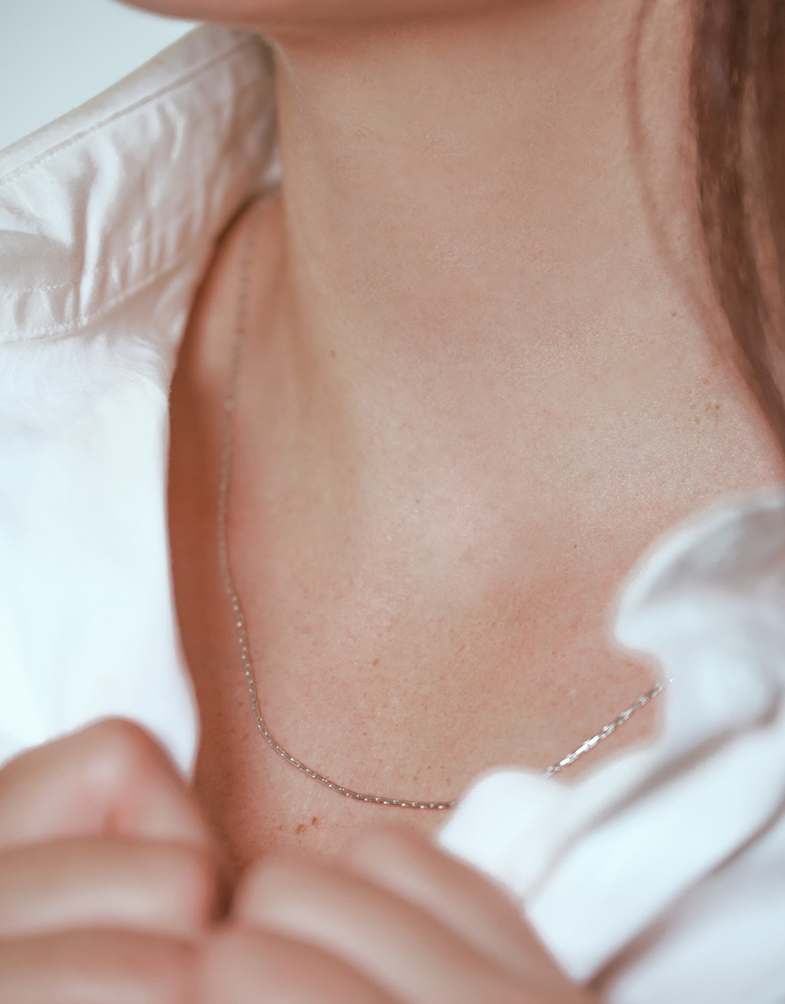 Zia Silver Necklace - 18"