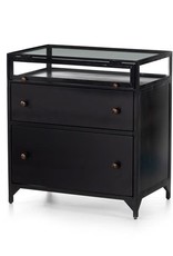 Shadow Box Nightstand/Table - Black