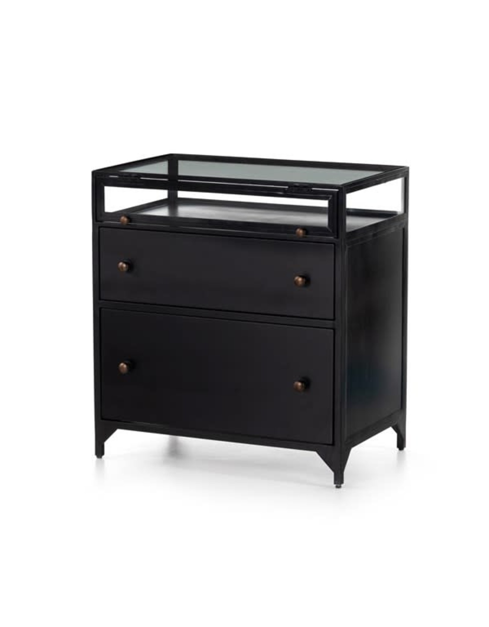 Shadow Box Nightstand/Table - Black