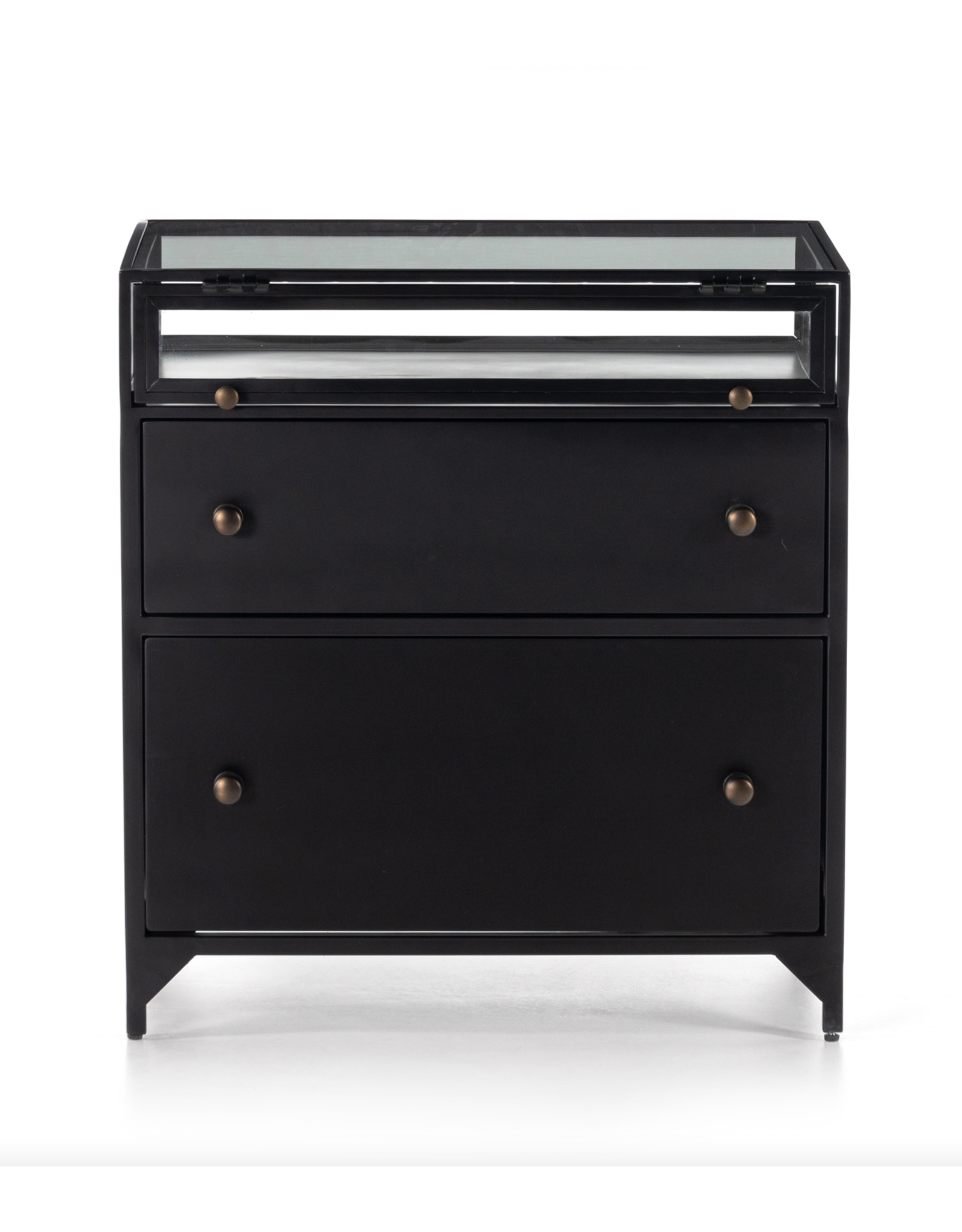Shadow Box Nightstand/Table - Black