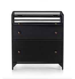 Shadow Box Nightstand/Table - Black