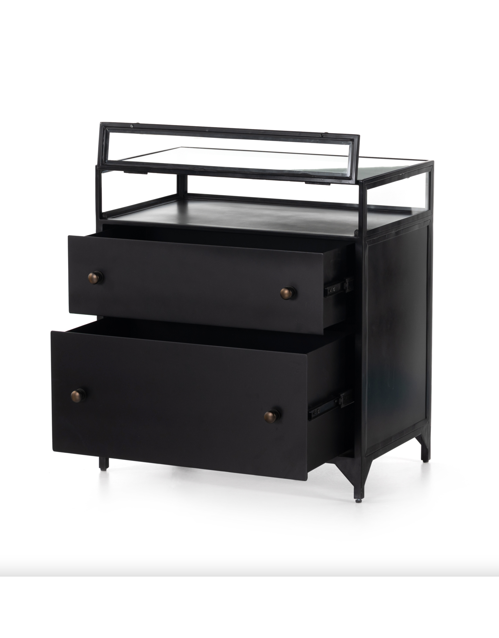 Shadow Box Nightstand/Table - Black