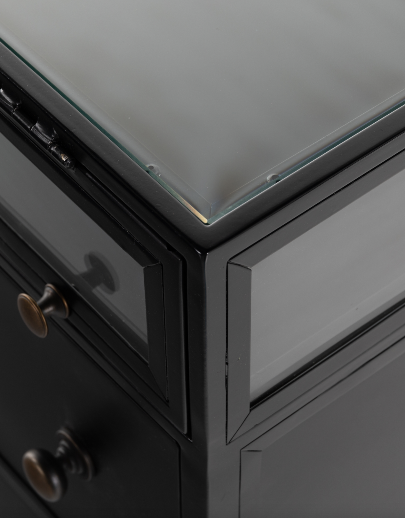 Shadow Box Nightstand/Table - Black