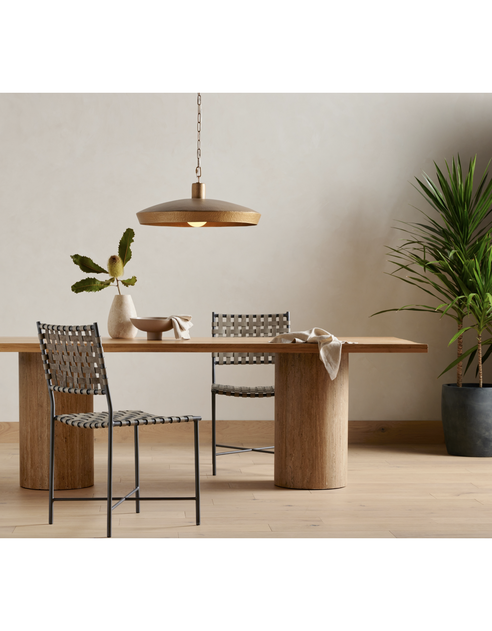 Malia Dining Table in Natural Oak
