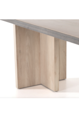 Cross Dining Table in Ashen Walnut