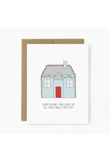 Lights Up Holiday Card