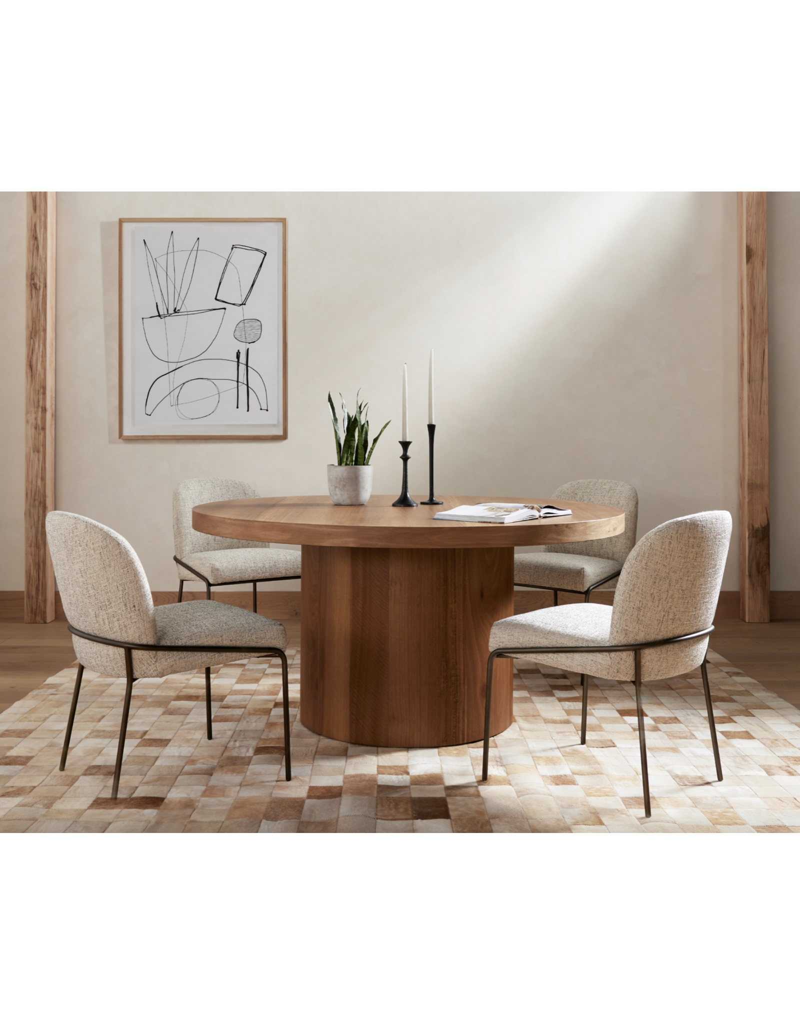 Astrud Dining Chair, Lyon Pewter