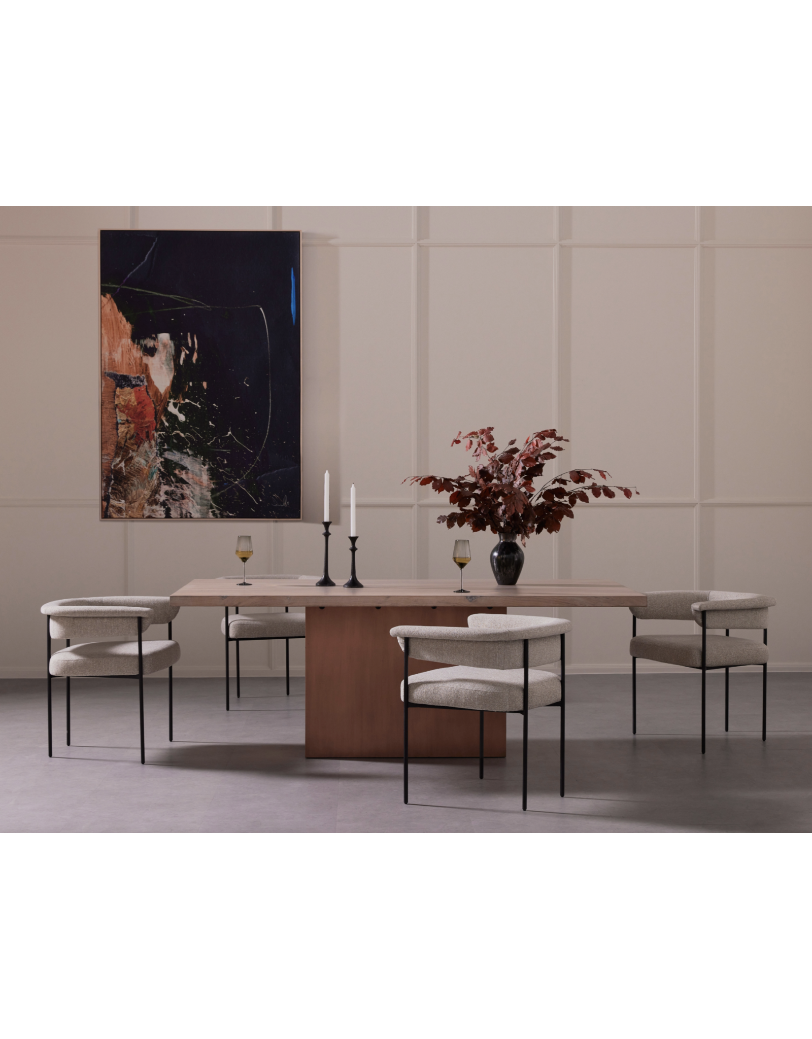 Carrie Dining Chair in Light Camel