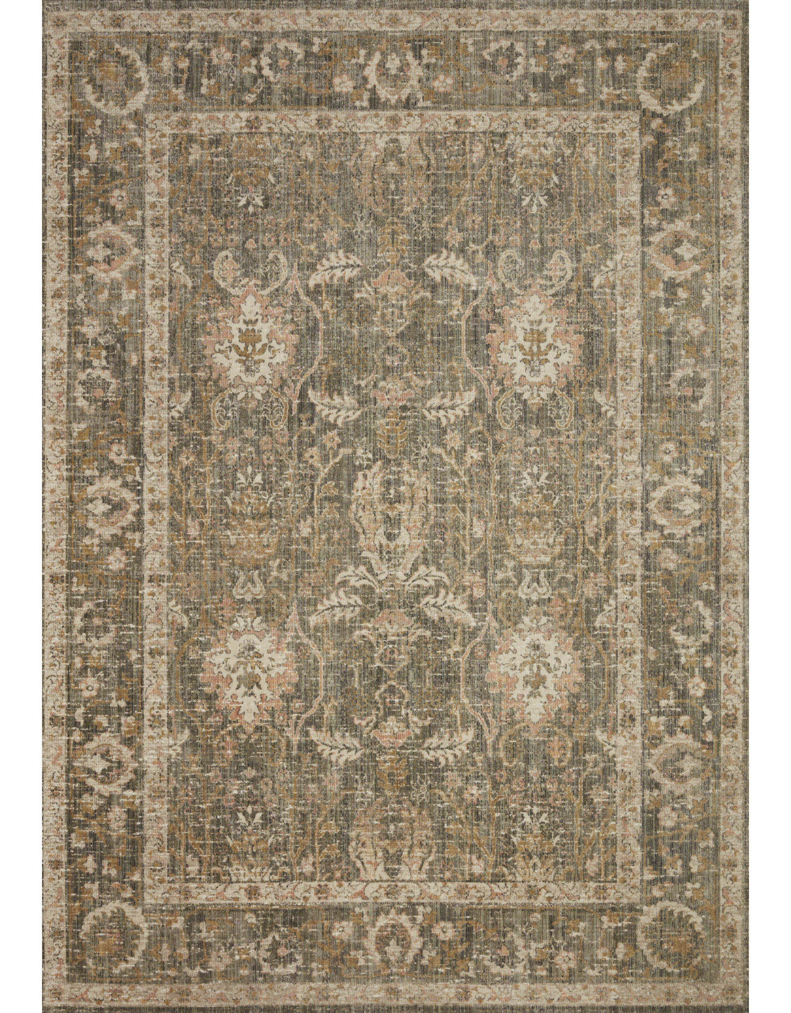 Chris Loves Julia x Loloi Rosemarie Rug  ROE-01- Sage /Blush