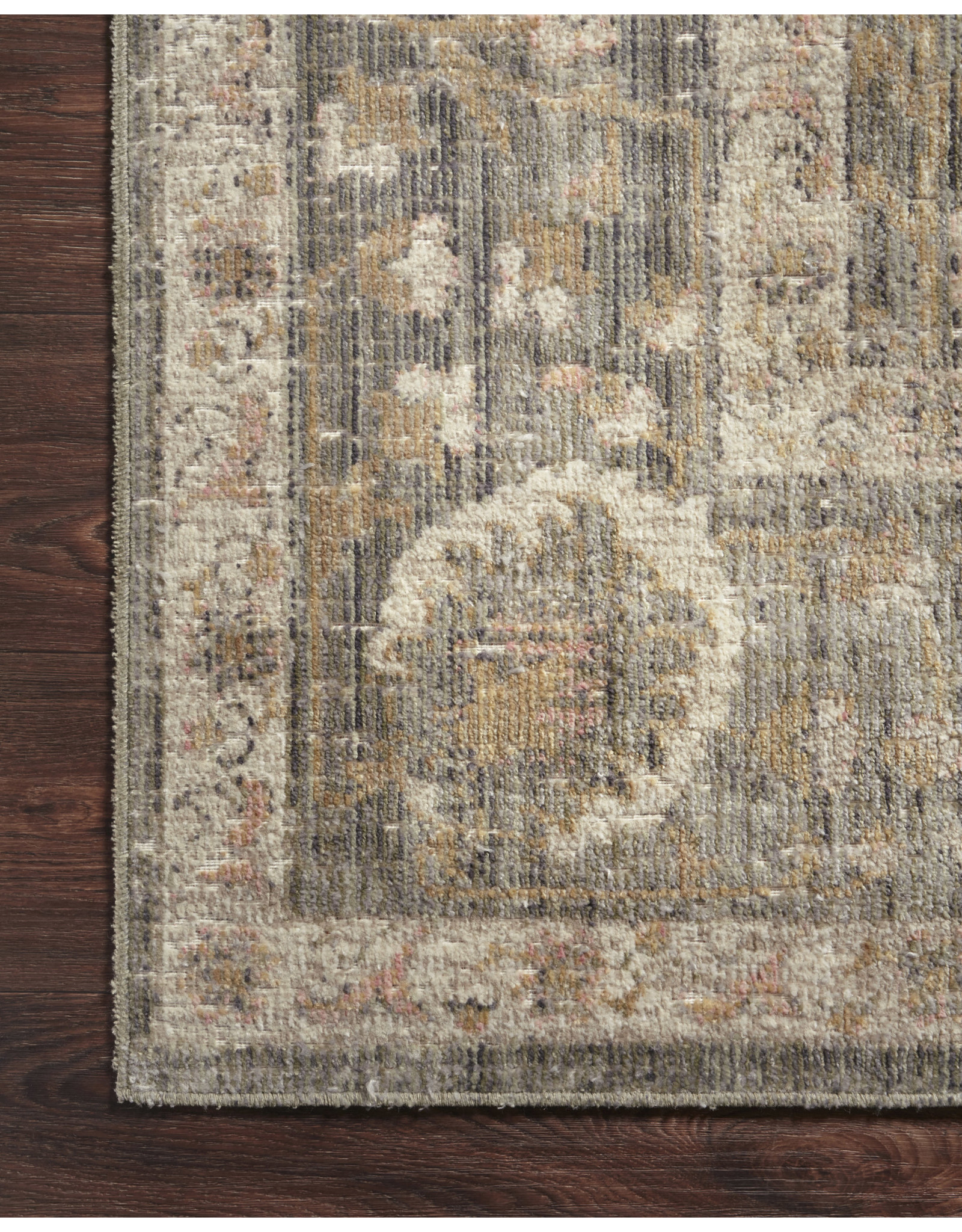 Chris Loves Julia x Loloi Rosemarie Rug  ROE-01- Sage /Blush