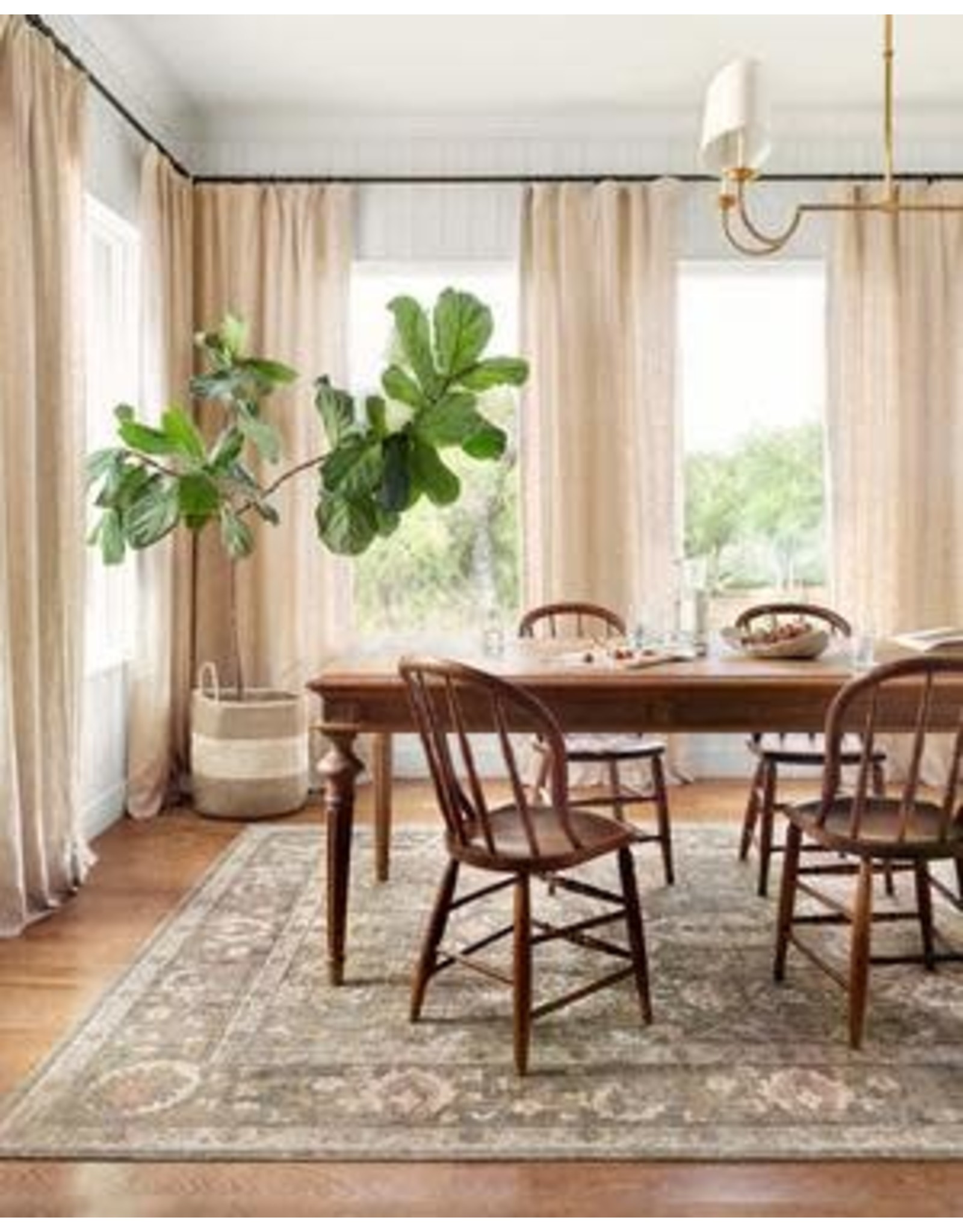 Chris Loves Julia x Loloi Rosemarie Rug  ROE-01- Sage /Blush