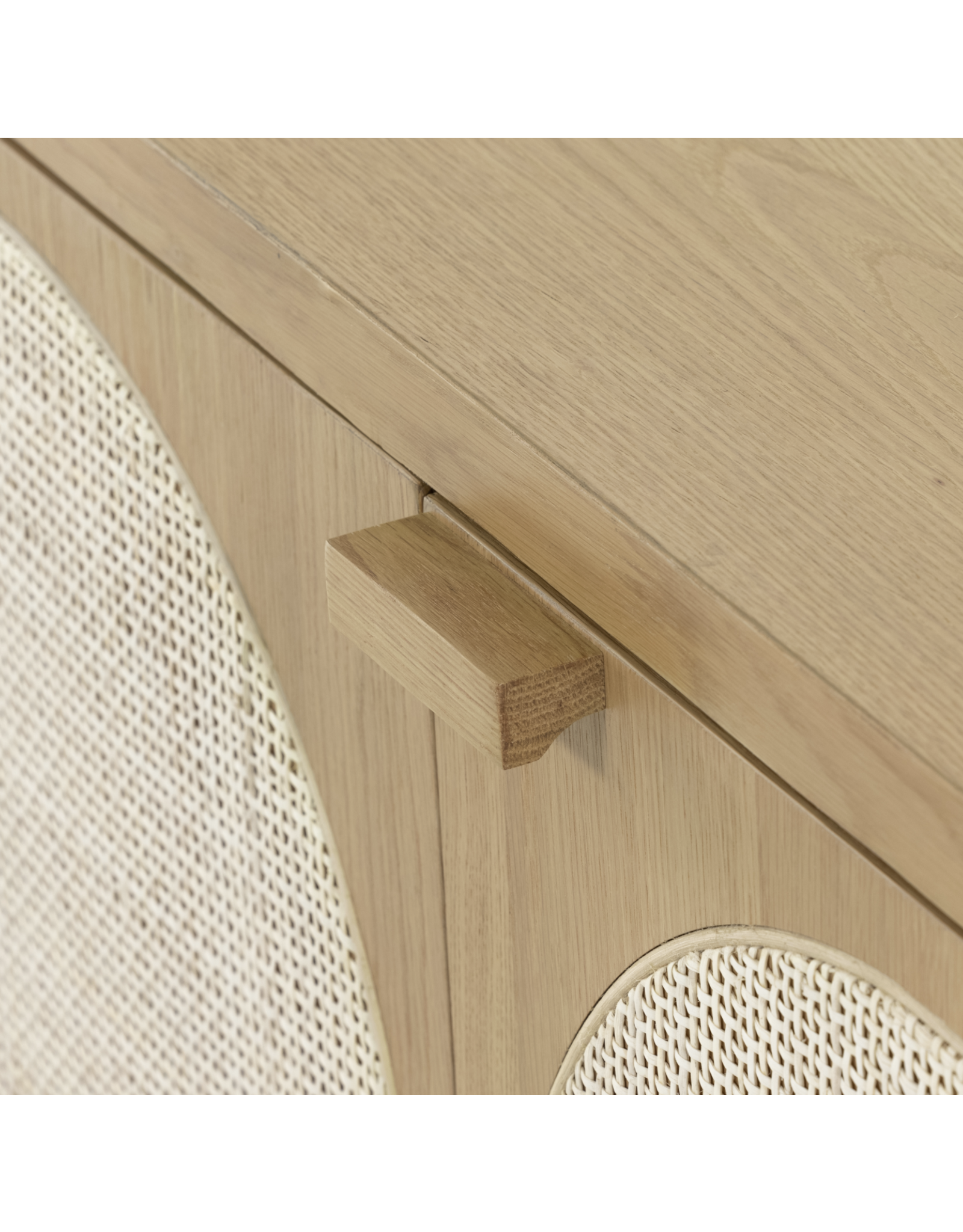 Allegra Sideboard in Honey Oak Veneer