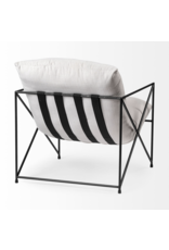Leonidas Accent Chair, Cream