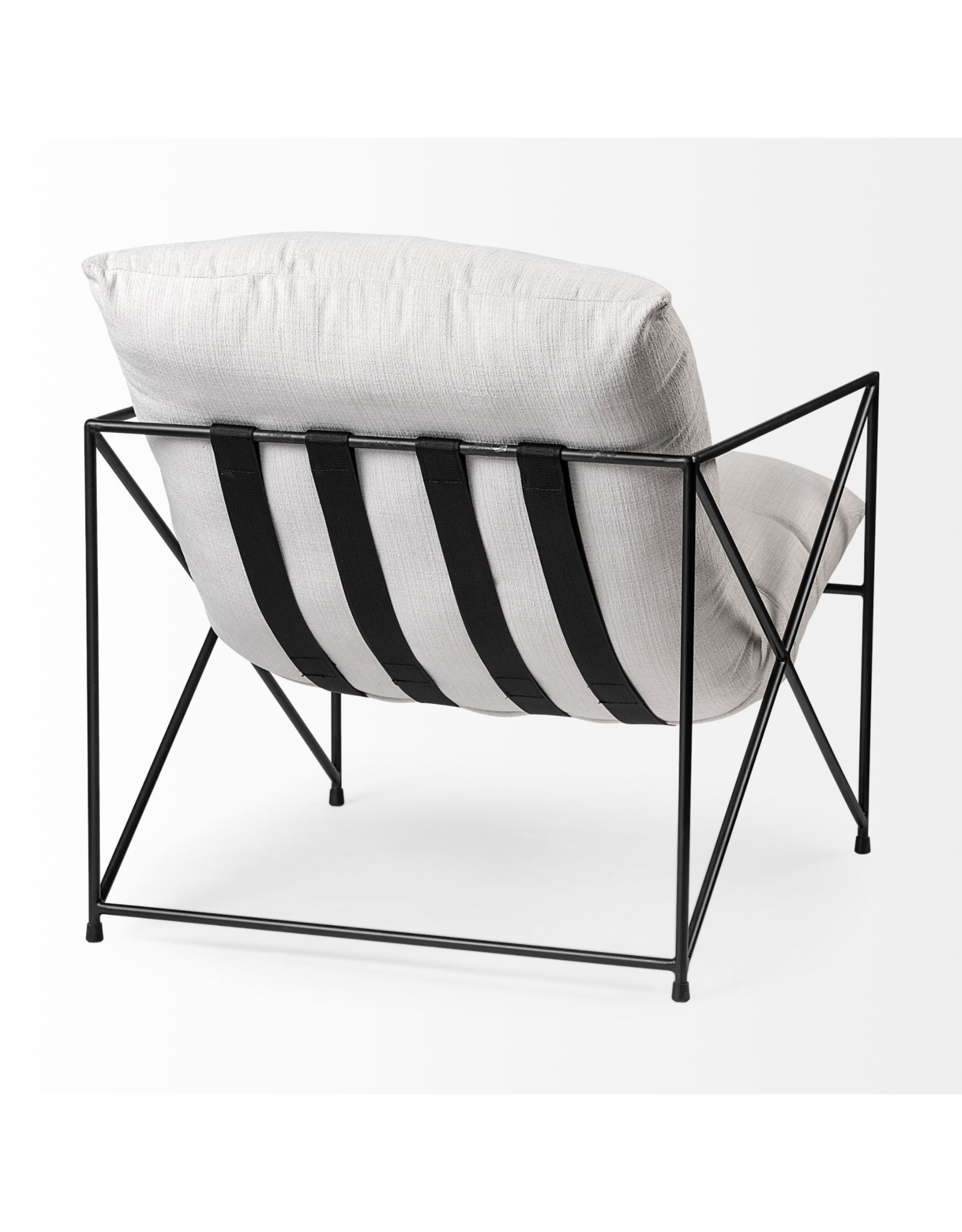 Leonidas Accent Chair, Cream