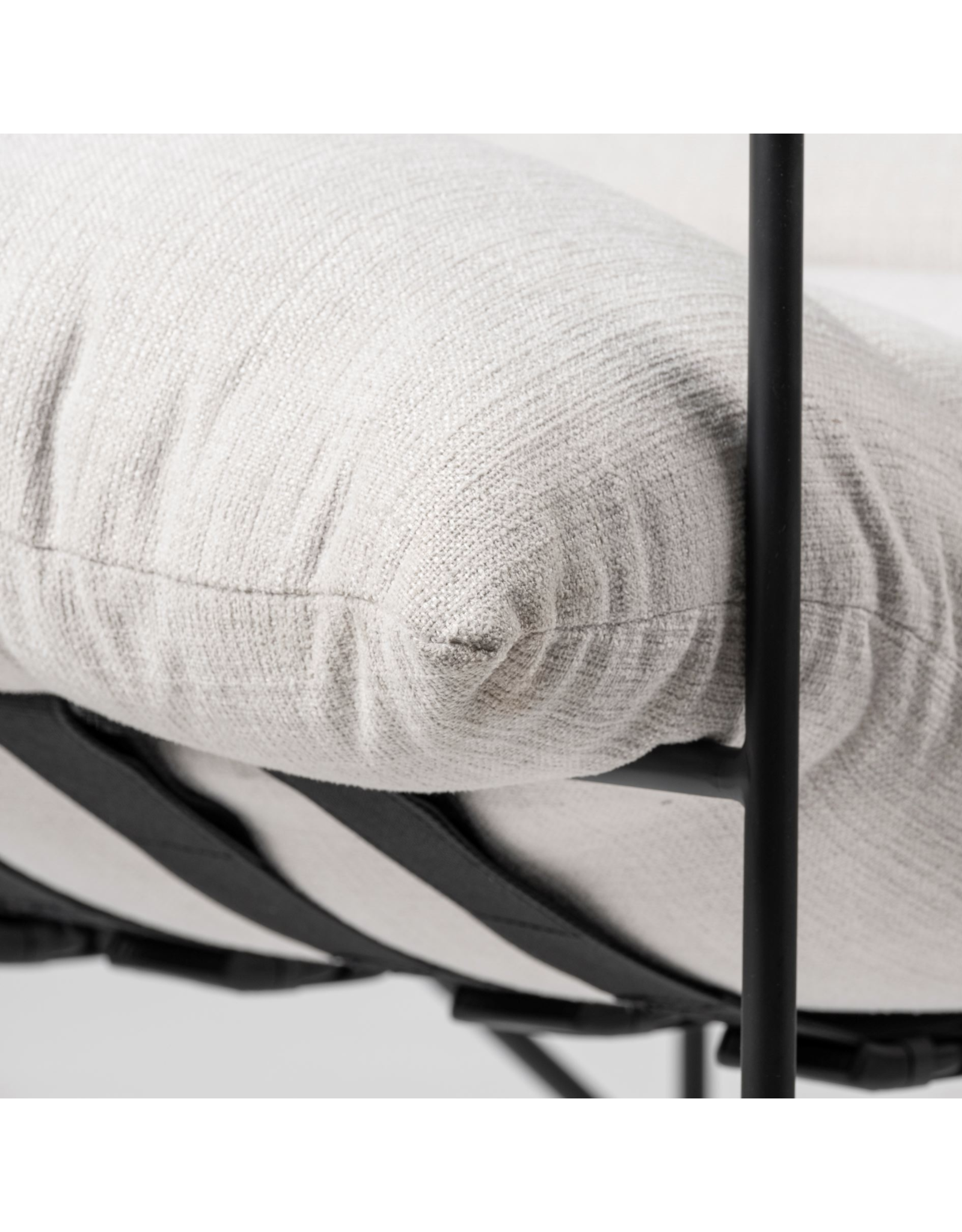 Leonidas Accent Chair, Cream