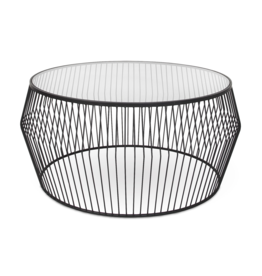 Cyclone Wire Coffee Table in Black