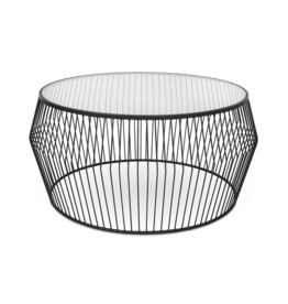 Cyclone Wire Coffee Table in Black
