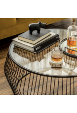 Cyclone Wire Coffee Table in Black