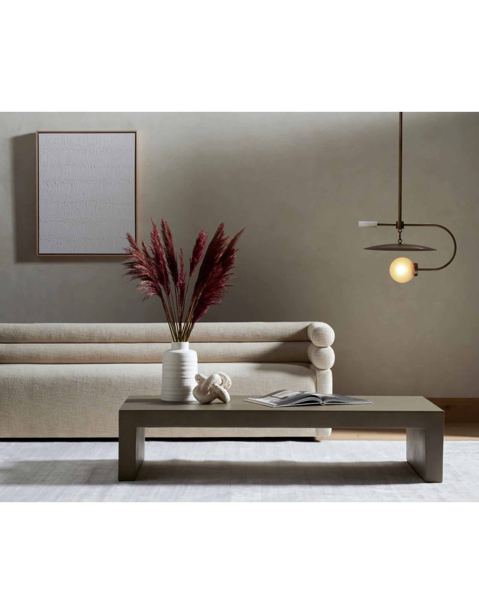Parish Coffee Table in Grey Concrete