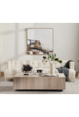 Hudson Rectangle Coffee Table in Ashen