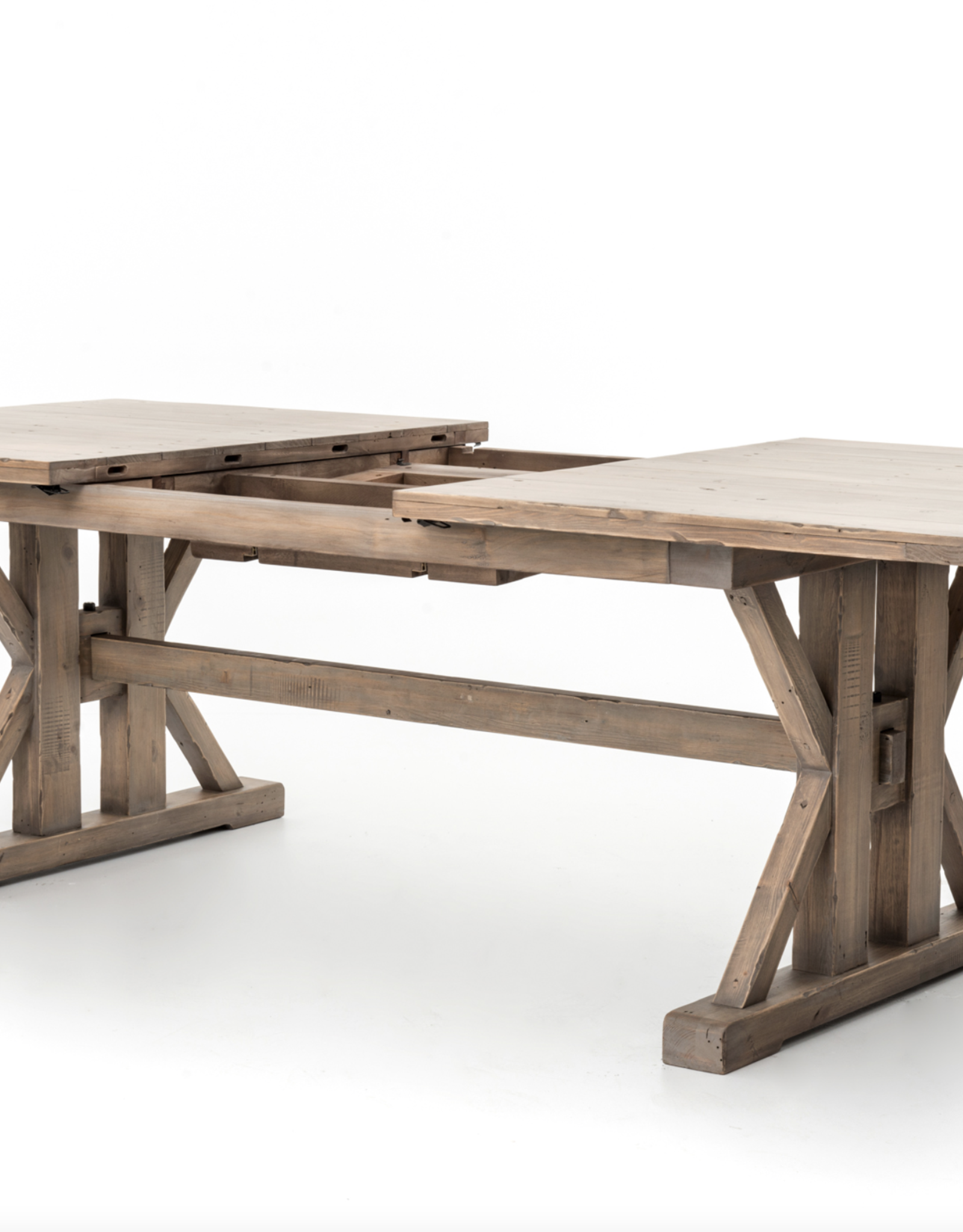 Tuscanspring Ext Dining Table 72"/96" in Sundried Wheat