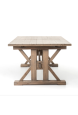Tuscanspring Ext Dining Table 72"/96" in Sundried Wheat