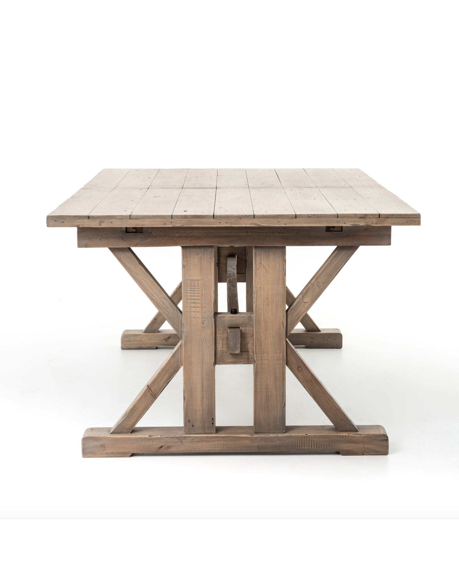 Tuscanspring Ext Dining Table 72"/96" in Sundried Wheat
