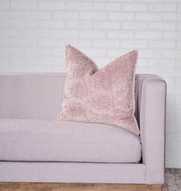 Jacquard Velvet Cushion Pink  20x20