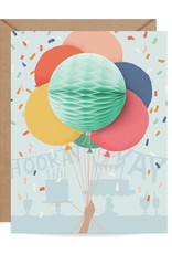 Balloon Bunch Pop-up Card