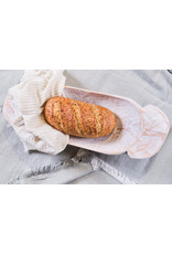 Distressed White Dough Bowl, Small