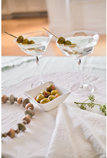 Faceted Martini Glass