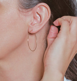 Gigi Hoop Earrings - Gold