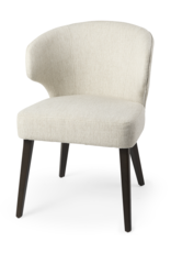 Niles Wingback Dining Chair in Cream