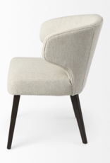 Niles Wingback Dining Chair in Cream