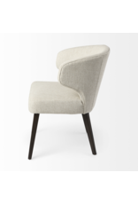 Niles Wingback Dining Chair in Cream