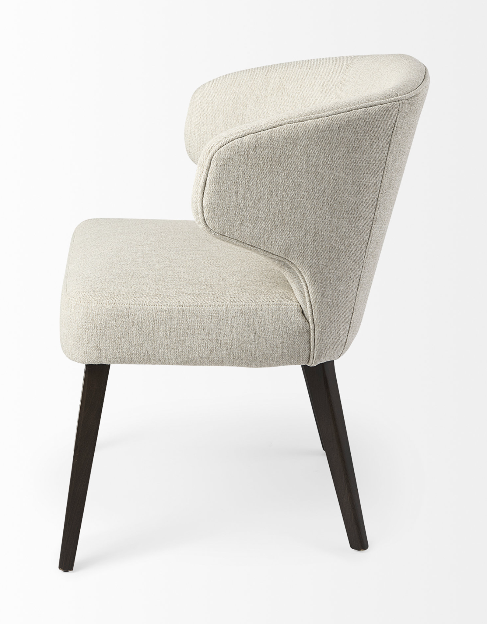 Niles Wingback Dining Chair in Cream