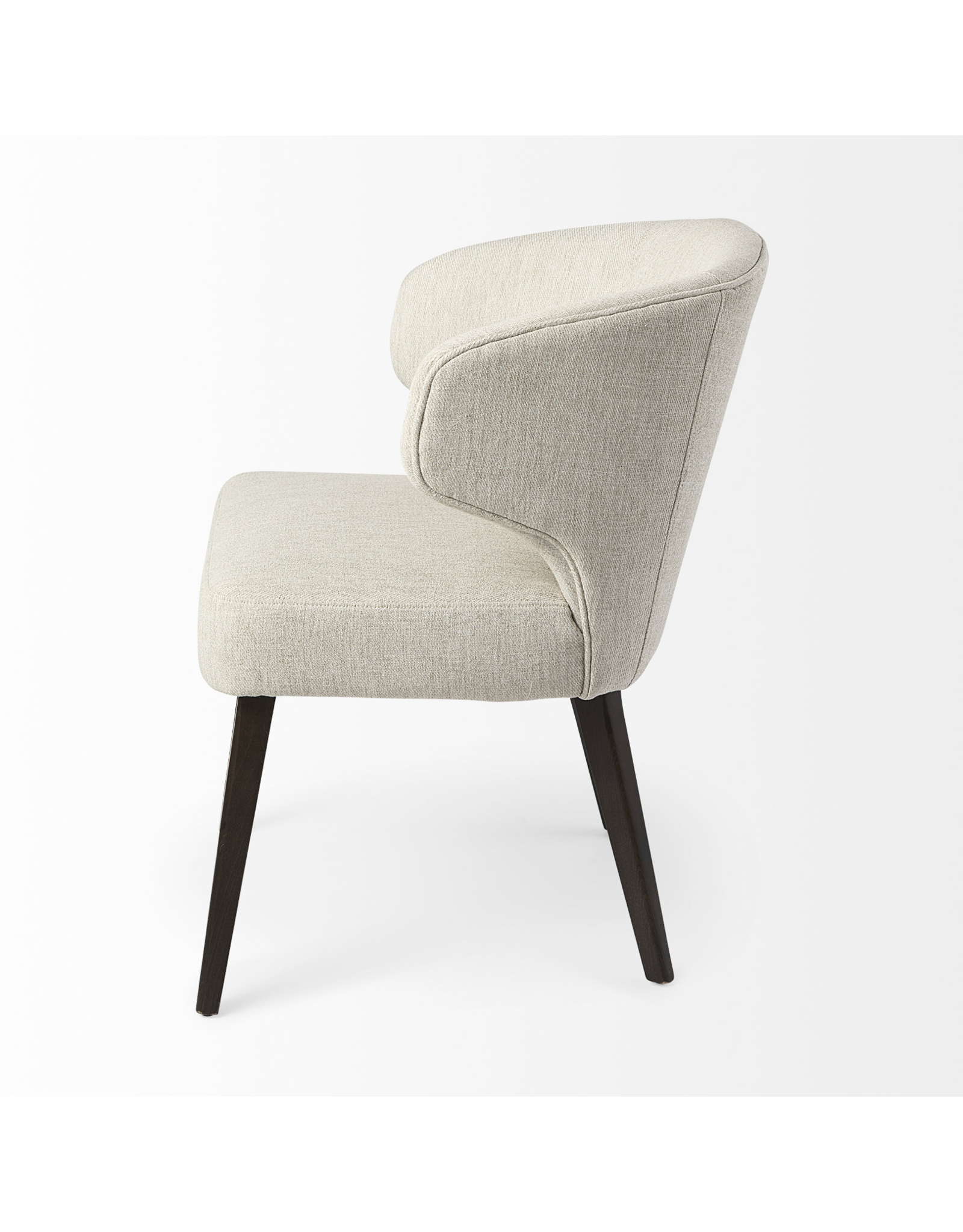 Niles Wingback Dining Chair in Cream